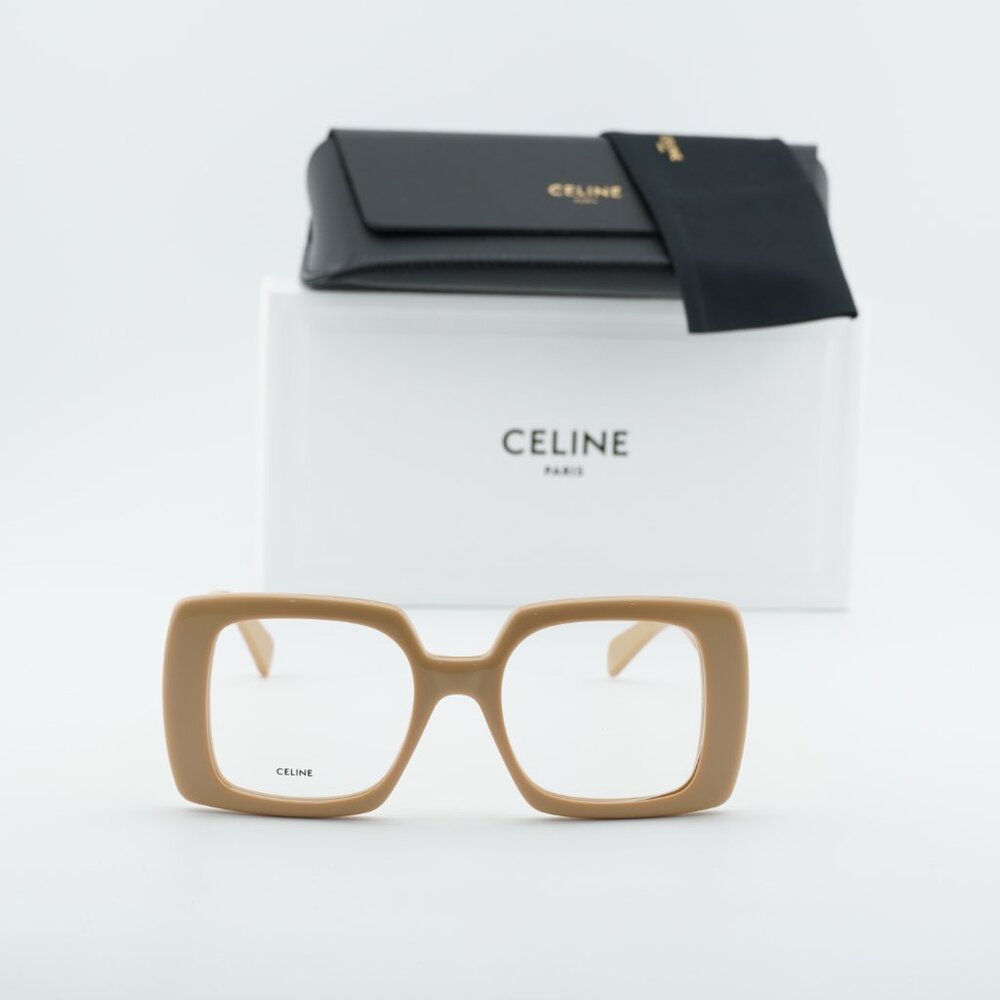 Celine CL50121I 057 Square Eyeglasses – Shiny Nude 51mm - Picture 6 of 10